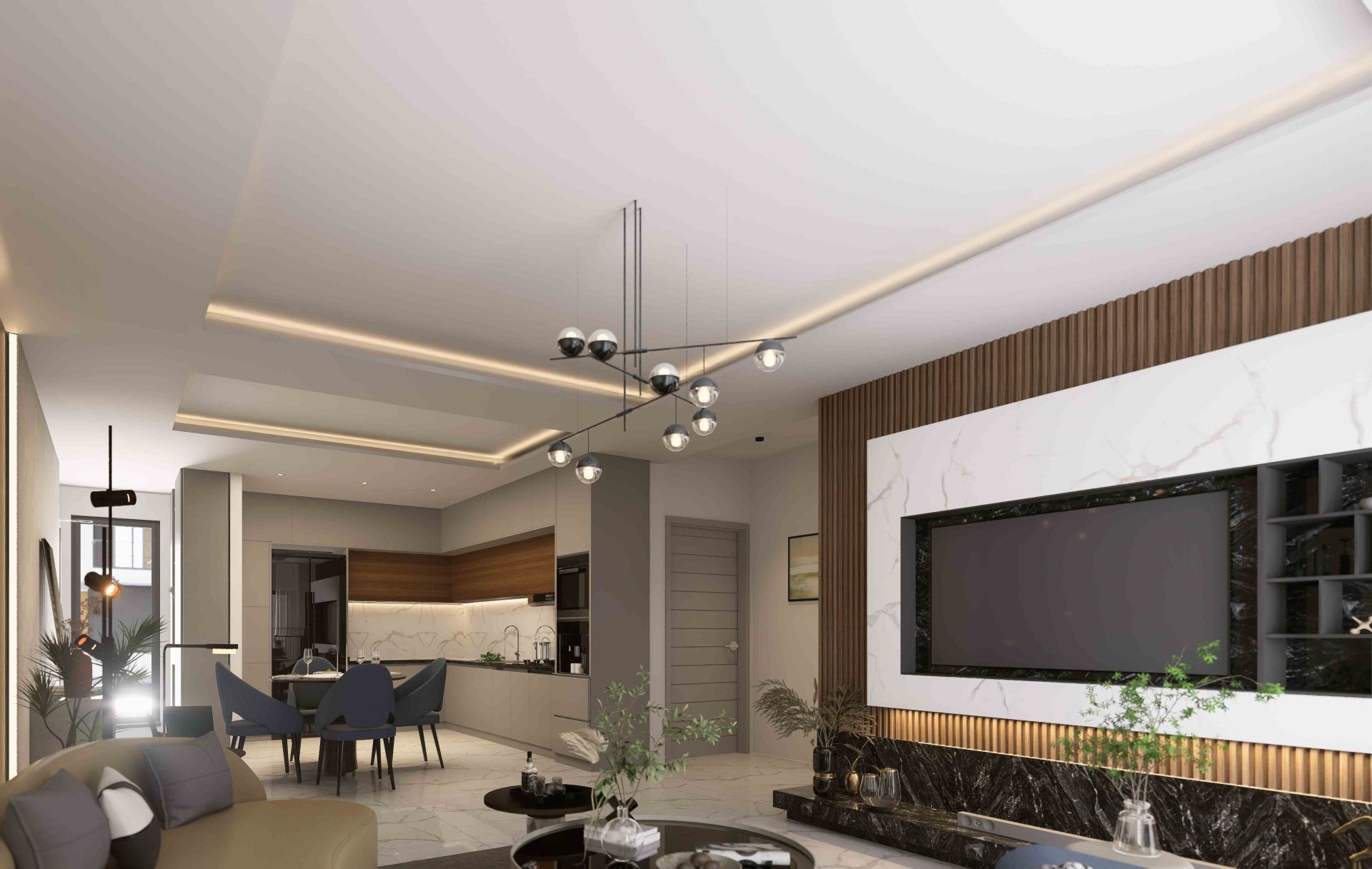 3-комнатные апартаменты 110 м² с террасой 13 м² в курортном комплексе — фото 47