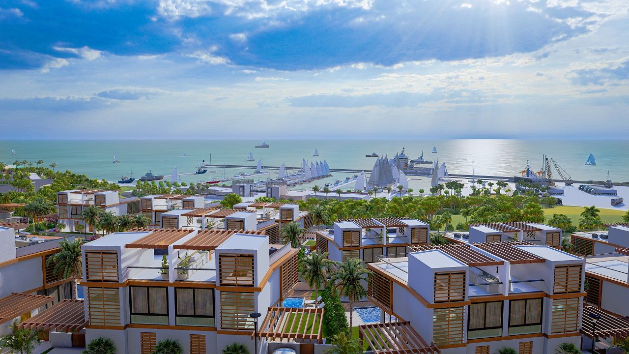 Вилла Duplex 3+1 (176 м² ) с террасой 80 м² рядом с Karpaz Gate Marina — фото 1