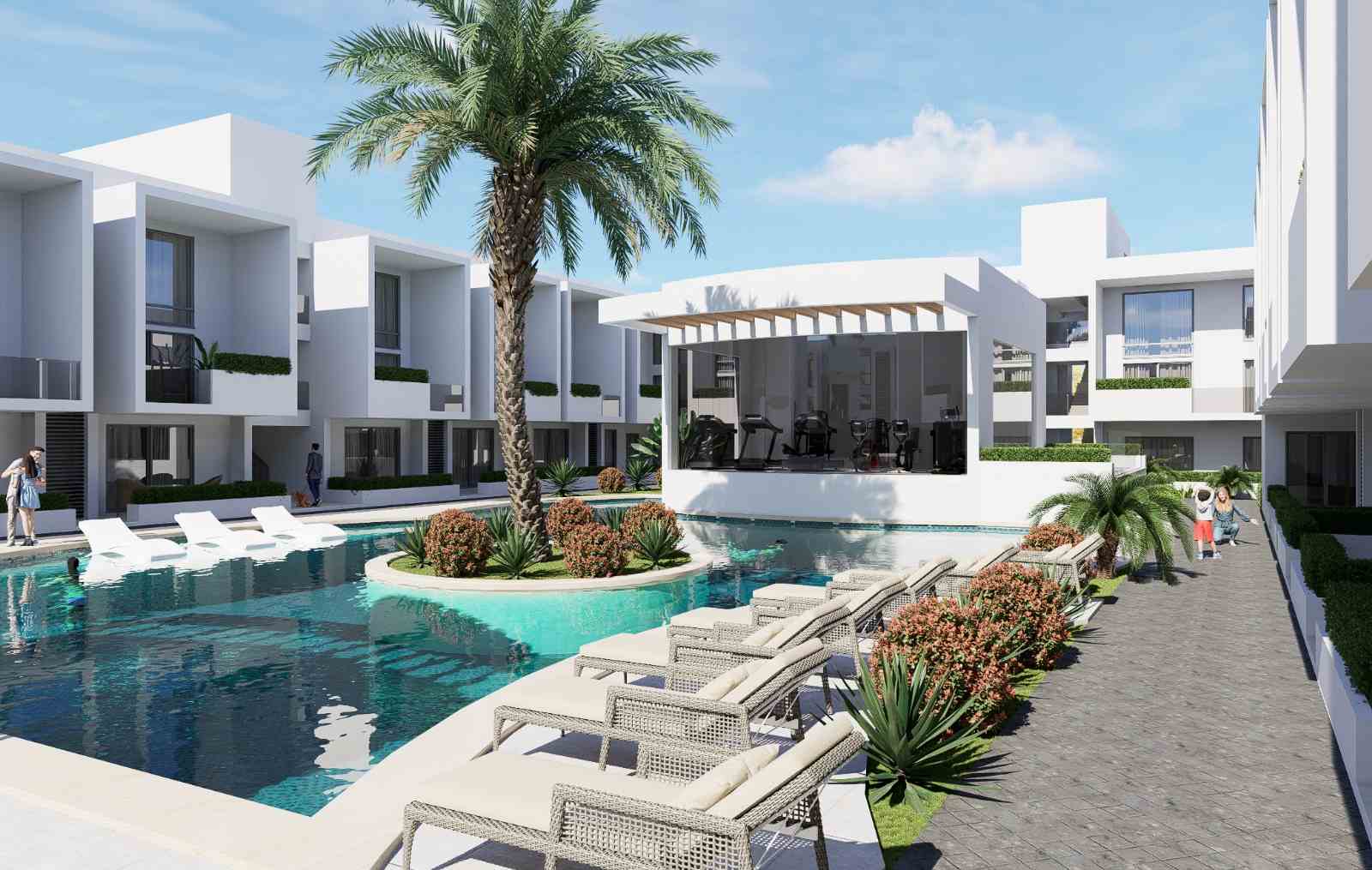 3-комнатные апартаменты 110 м² с террасой 13 м² в курортном комплексе — фото 28