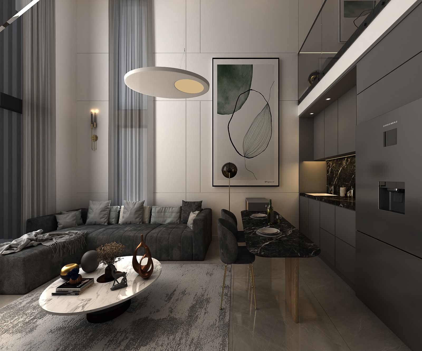 Апартаменты Loft 2+1 (113 м2) с двумя террасами в новом комплексе рядом с морем — фото 5