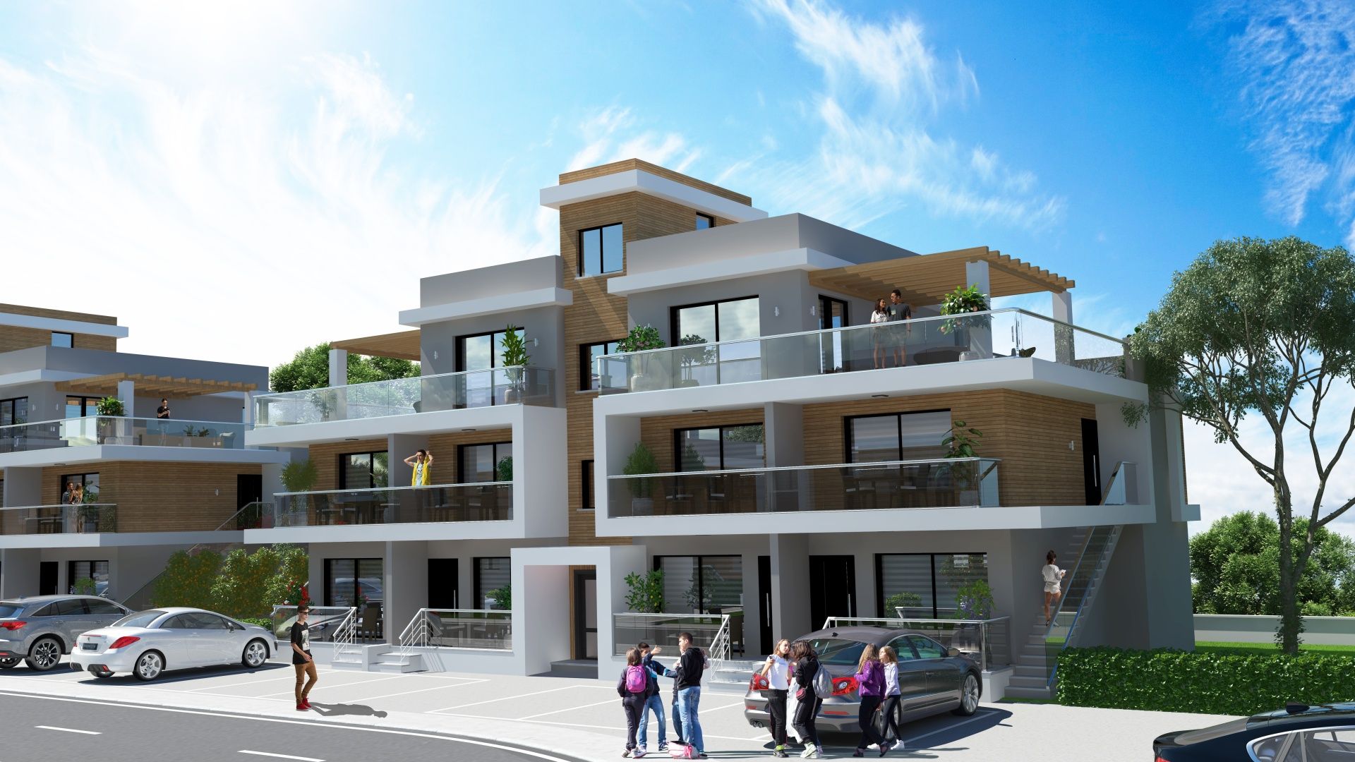 3-комнатный пентхаус 78 м² c террасой 54 м² в 2 минутах от пляжа — фото 42
