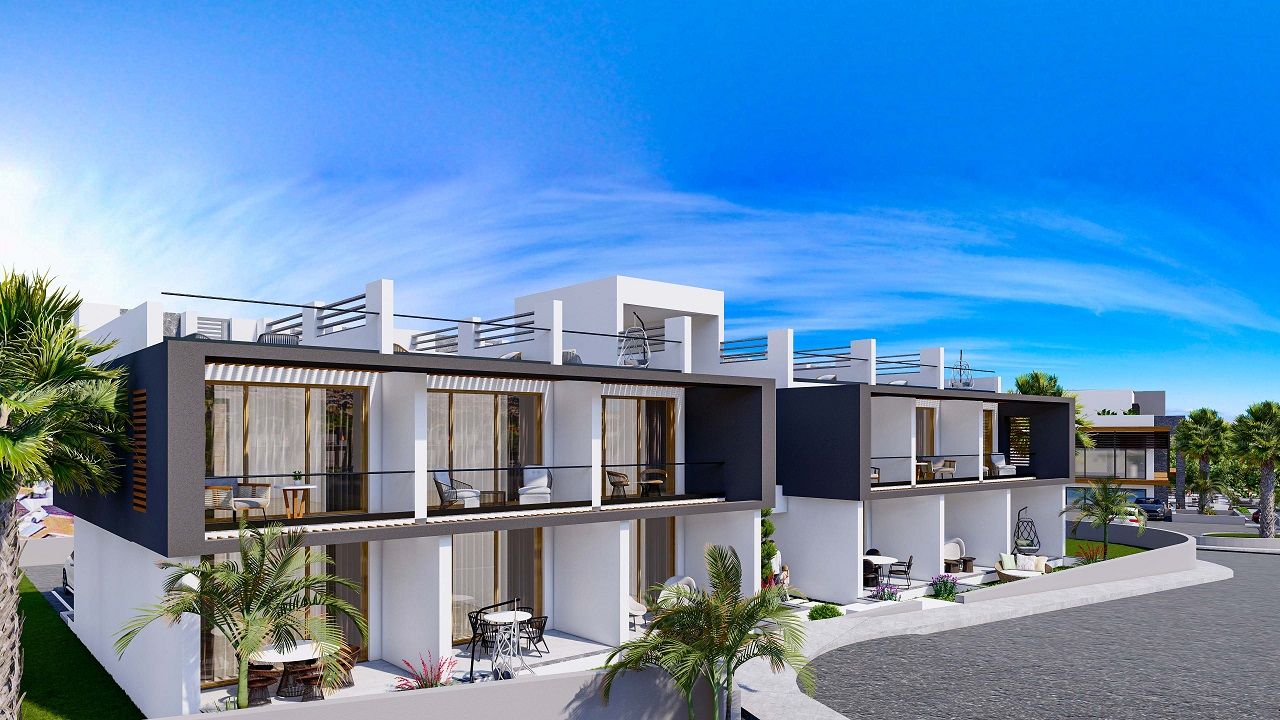 Студия 60 м² с собственным садом 10 м² в новом комплексе с видом на море и горы  — фото 4