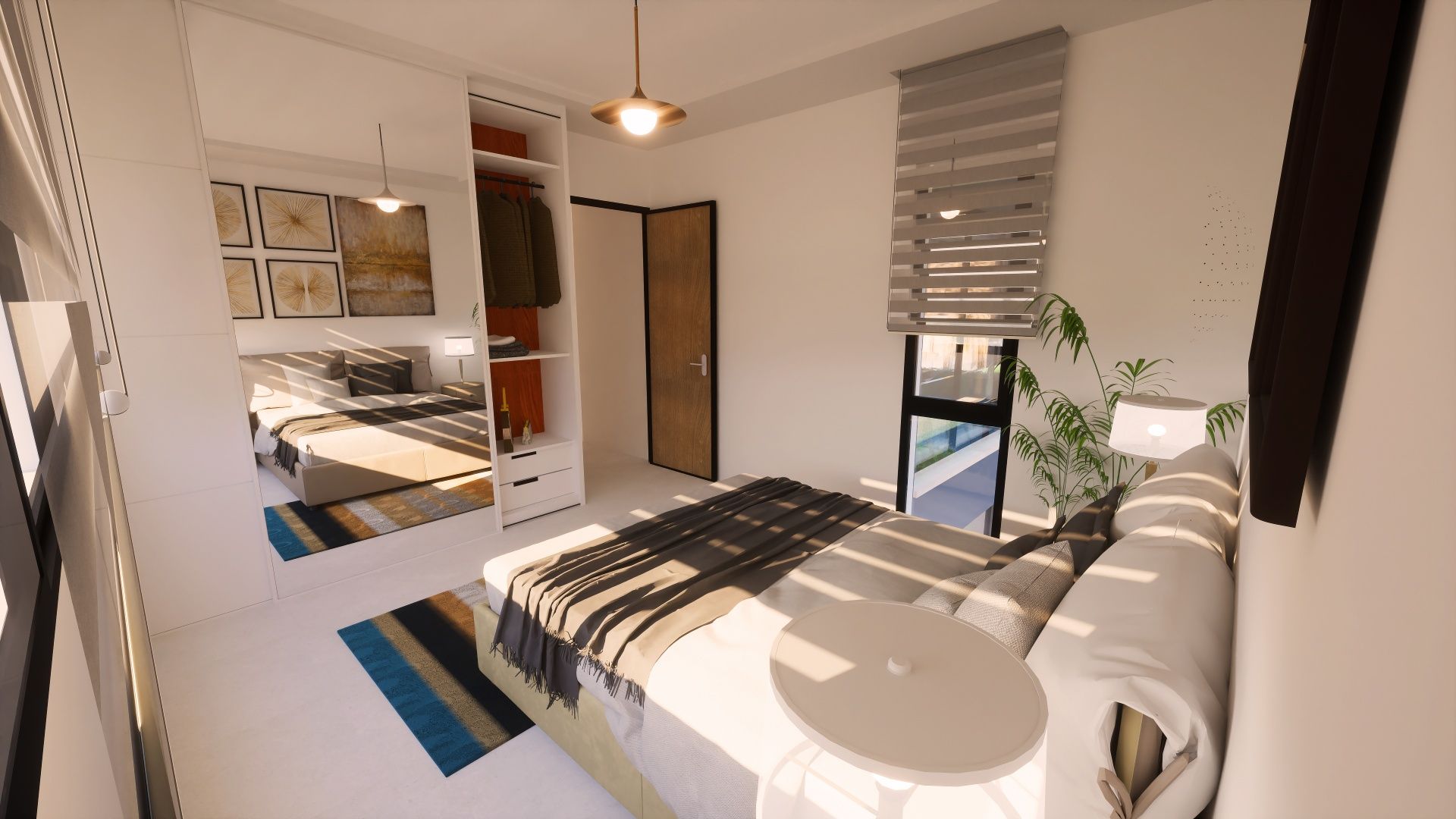 3-комнатные апартаменты 80 м² с террасой и садом в новом комплексе в Алсанджаке — фото 23