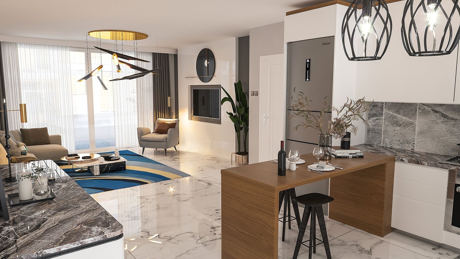 3-комнатные апартаменты 75 м2 в новом комплексе в Боазе — фото 79