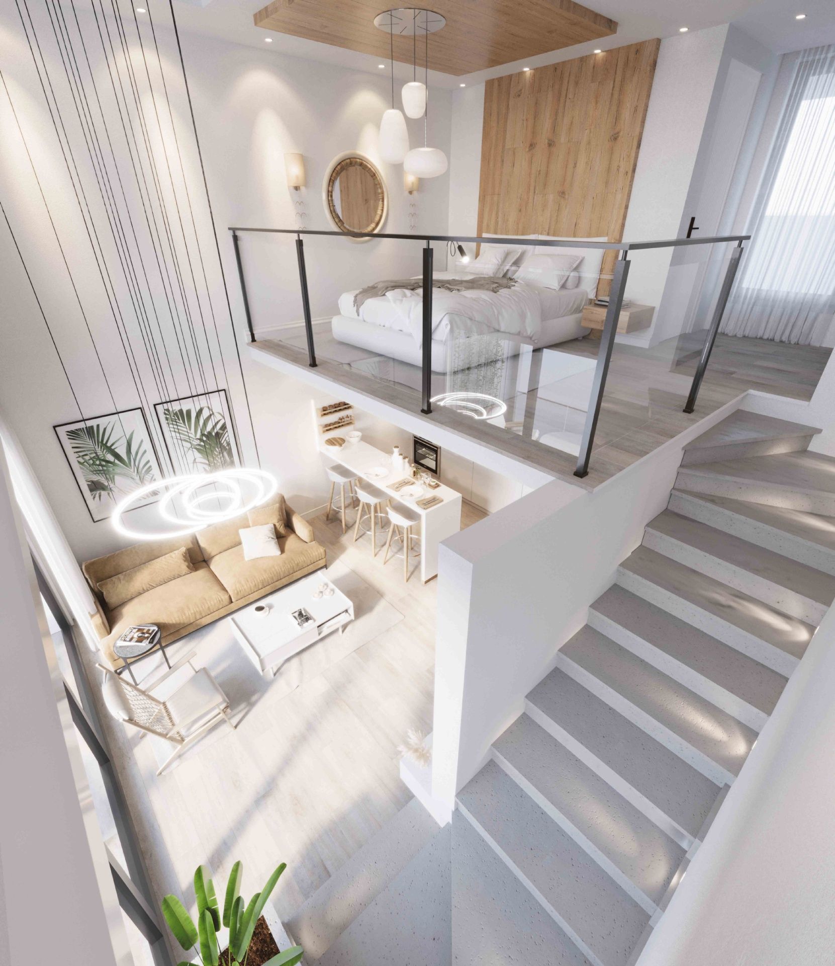 2-комнатные апартаменты loft 75 м² в комплексе с частным пляжем — фото 9