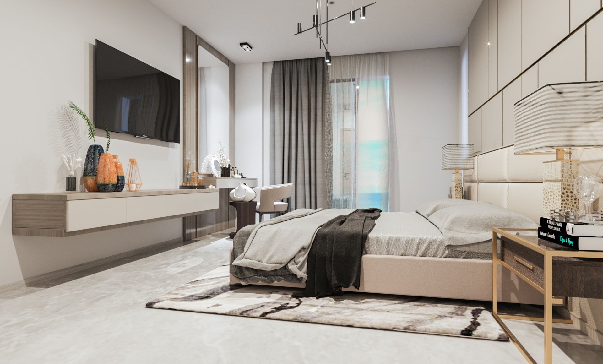 Четырехкомнатный Loft 148 м2 с террасой 81 м2 в новом комплексе в Гюзельюрт — фото 11