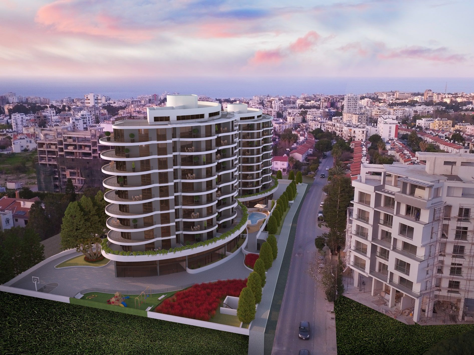 2-комнатные апартаменты 63 м² в элитном комплексе в центре Кирении