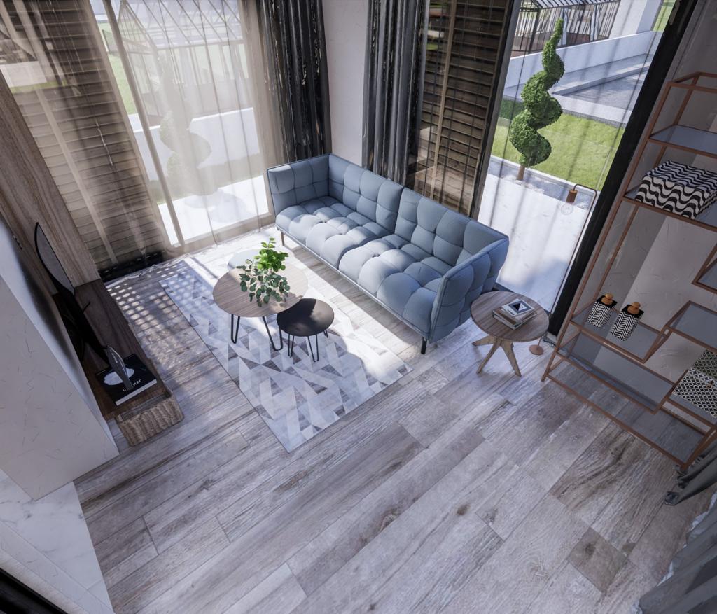 Таунхаус 2+1 (150 м²) с террасой на крыше в Каршияке — фото 6