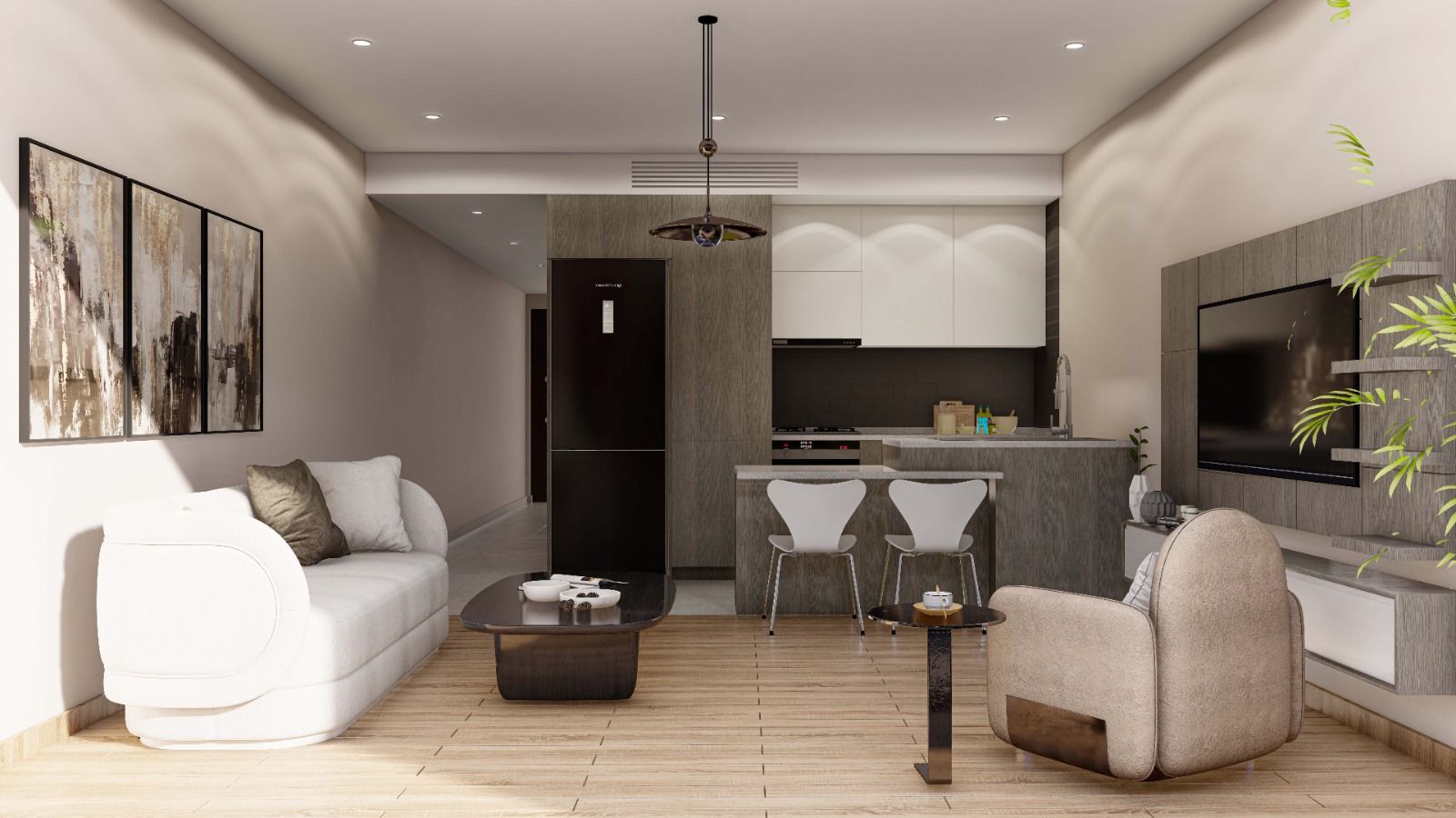Двухкомнатная квартира 81 м² в новом комплексе в Татлысу — фото 9