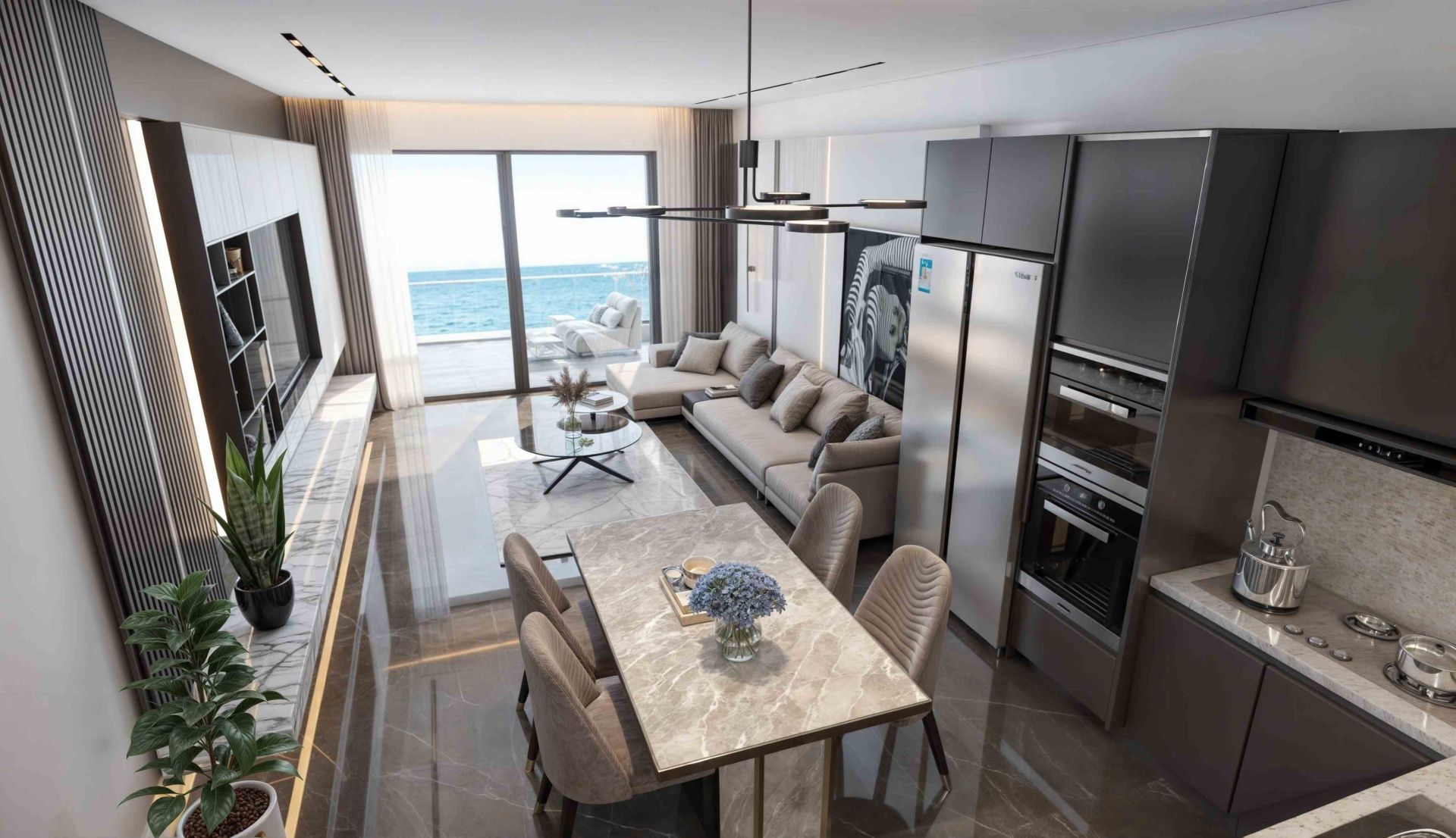 2-комнатные апартаменты 70 м² с террасой — фото 13