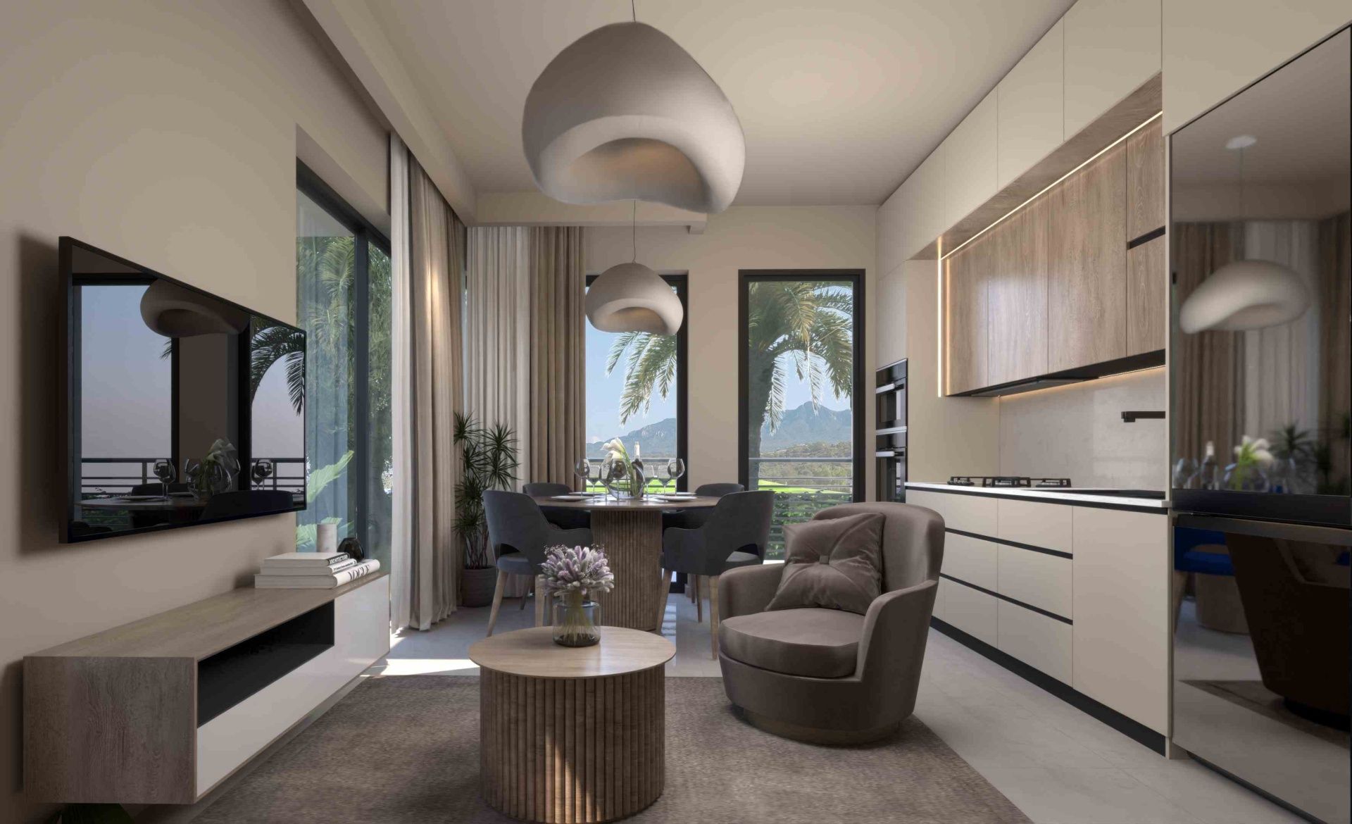 2-комнатные апартаменты 52 м² в комплексе с частным пляжем — фото 2