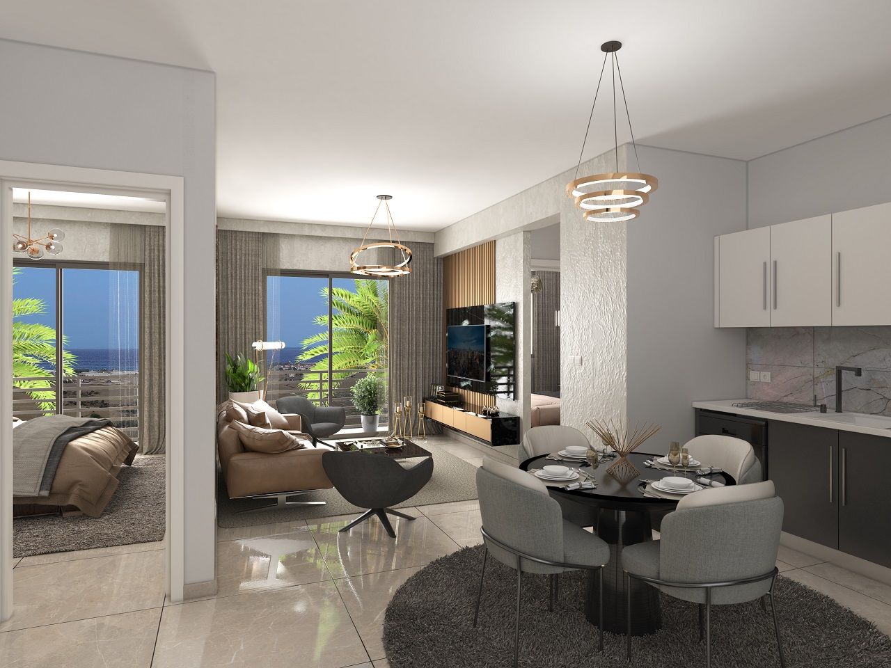 Двухкомнатная квартира 45м² в новом комплексе в Боазе — фото 19