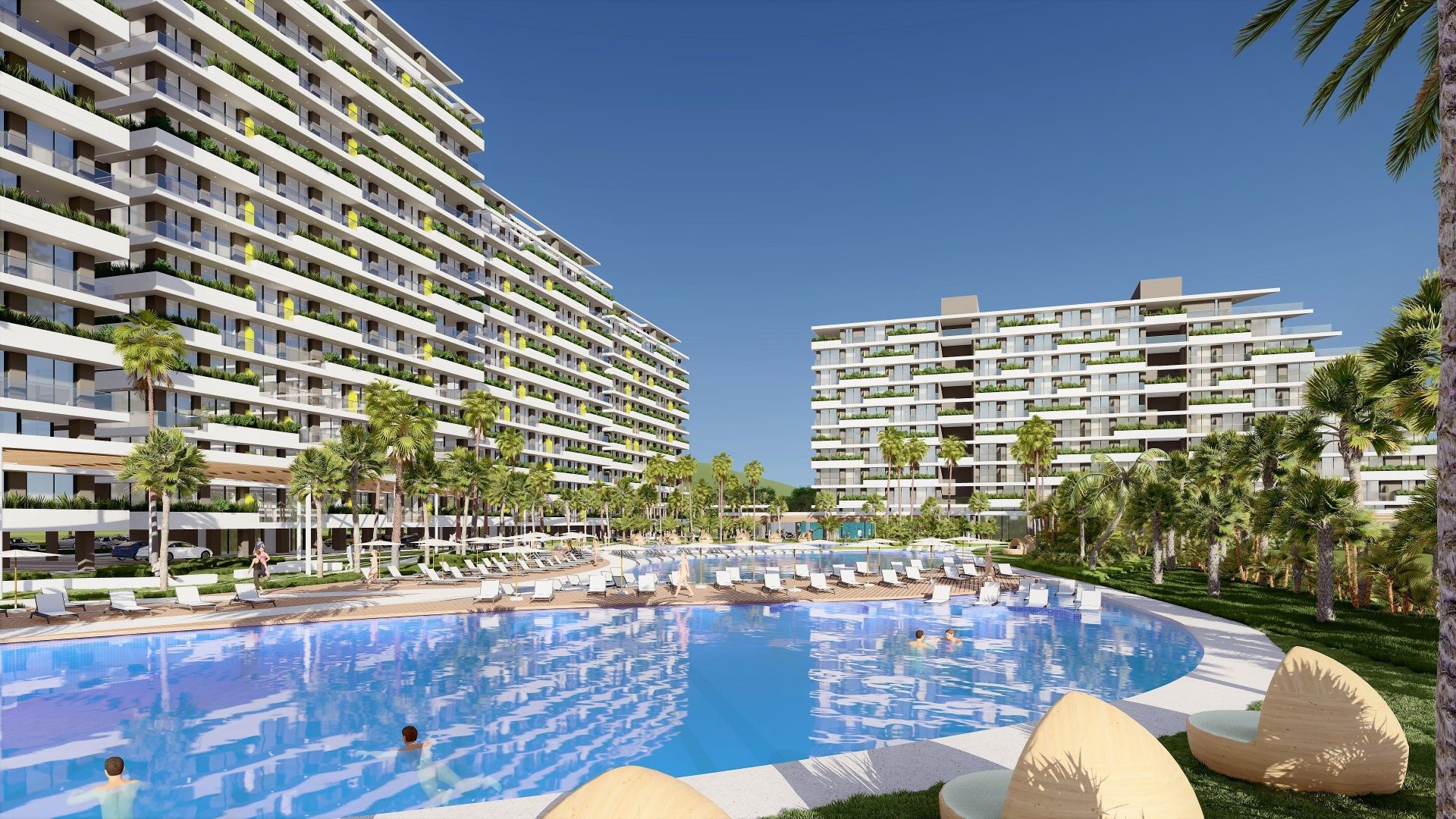 Студия 48 м² в 600 метрах от пляжа "Лонг бич" — фото 6