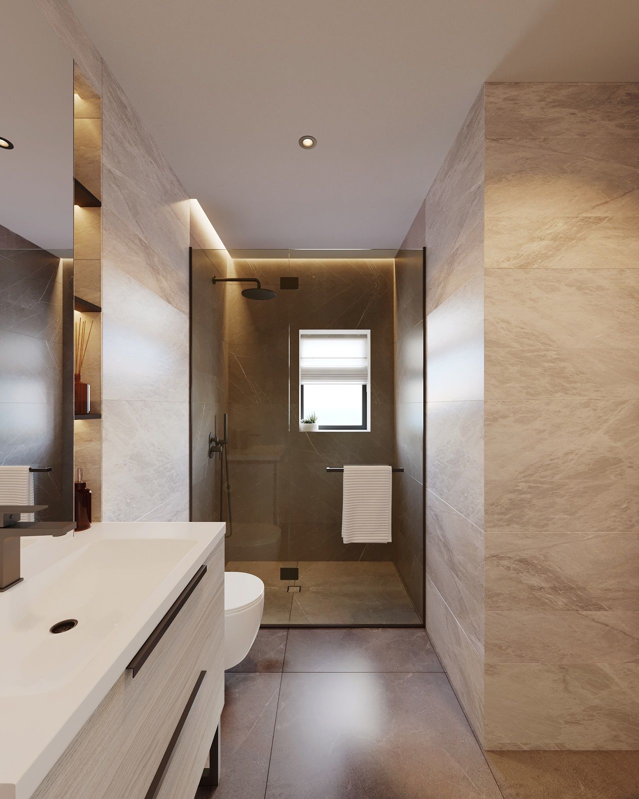 Студия Penthouse 37 м² с частным бассейном 15  м² в новом комплексе — фото 24