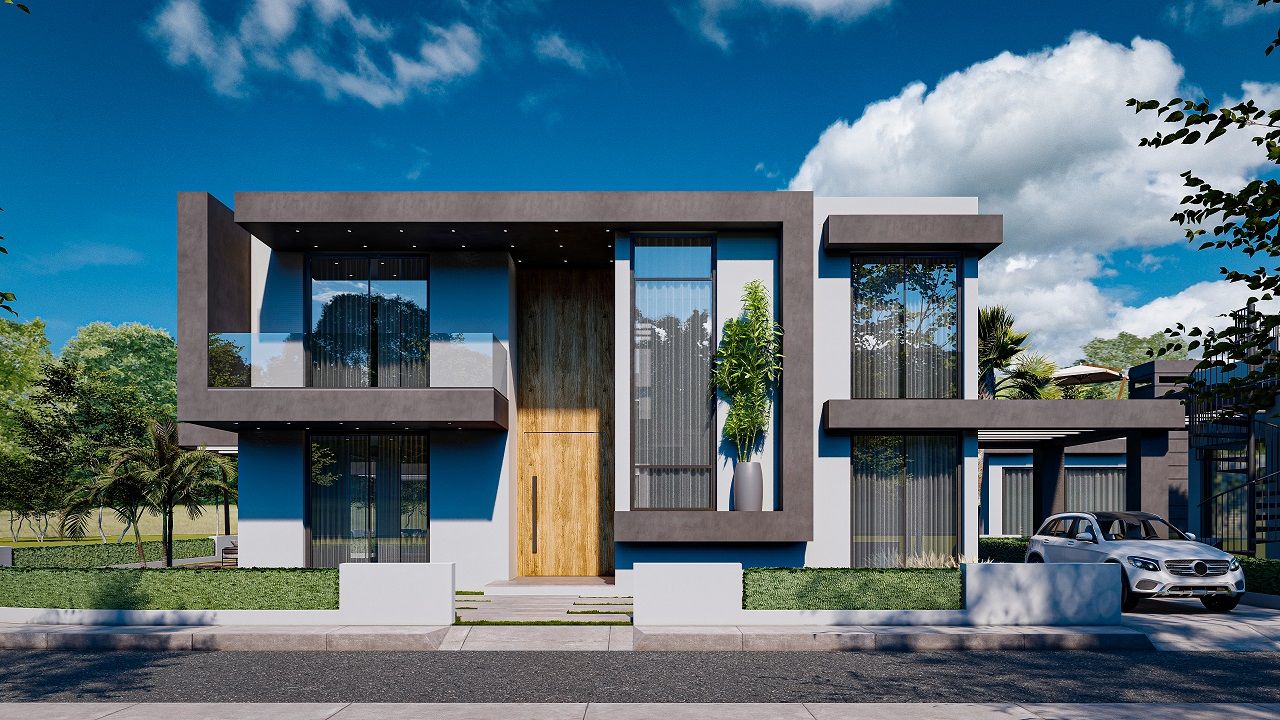 Вилла 4+1 (293 м²) с  собственным участком земли в 1 километре от моря — фото 12