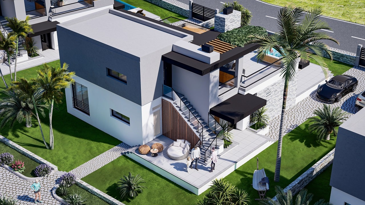 4-комнатные апартаменты 163 м² + 110 м² участка земли в 10 минутах от пляжа — фото 10
