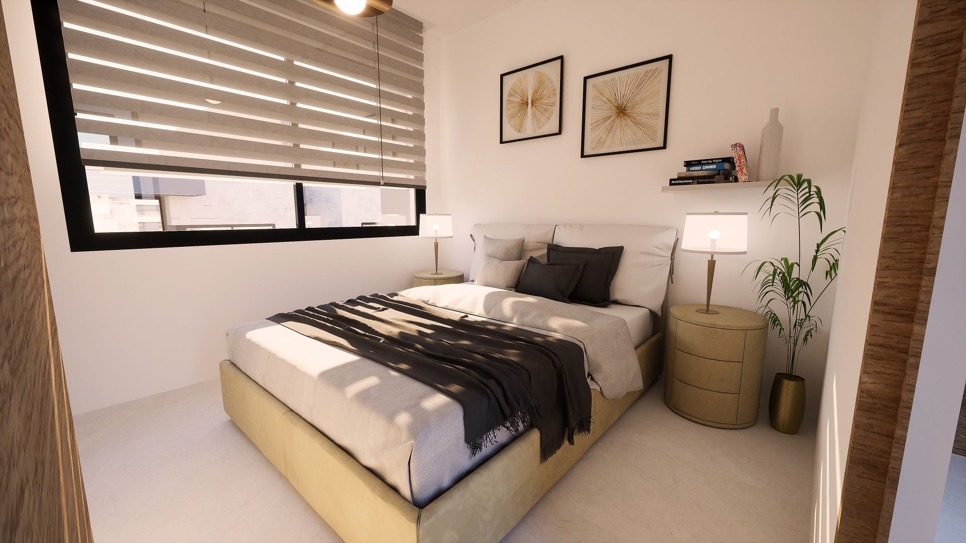 3-комнатные апартаменты 80 м² с террасой и садом в новом комплексе в Алсанджаке — фото 29