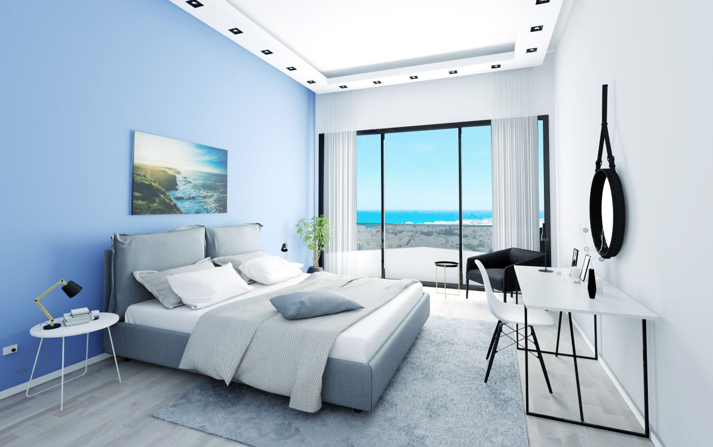 Элитные 2-комнатные апартаменты 75 м² в центре Кирении — фото 4