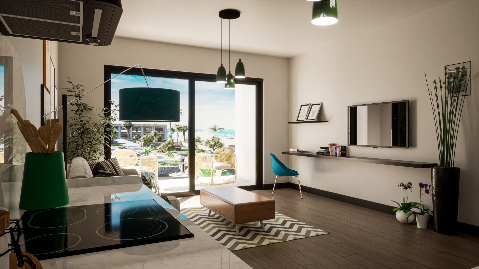 Студия 37 м² с садом и террасой 12 м² в 200 метрах от моря! — фото 4