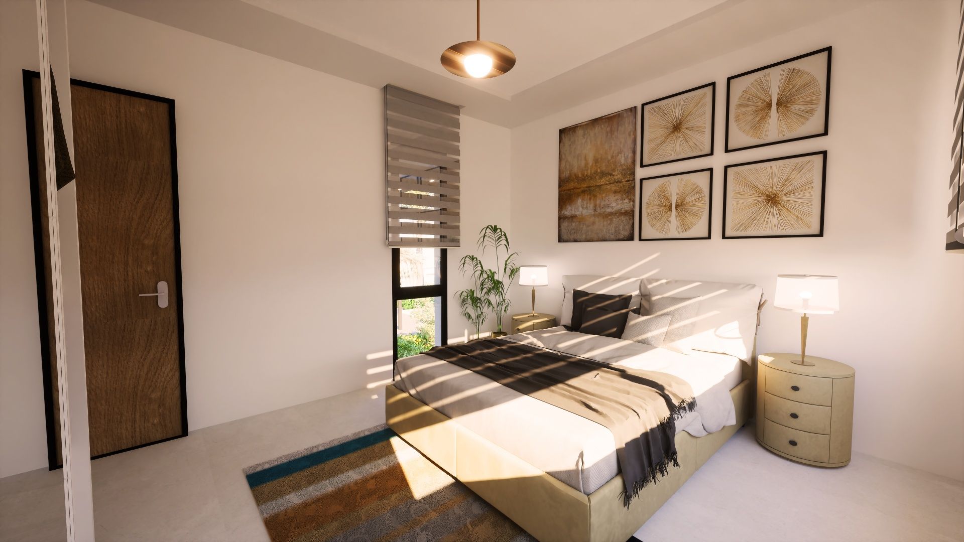 3-комнатные апартаменты 80 м² с террасой и садом в новом комплексе в Алсанджаке — фото 24