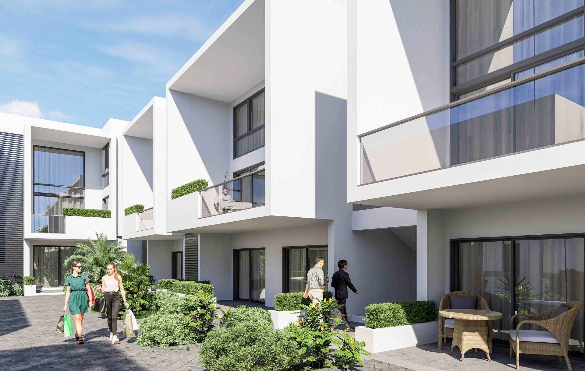 2-комнатные апартаменты 87 м² с террасой 14 м² в курортном комплексе — фото 10
