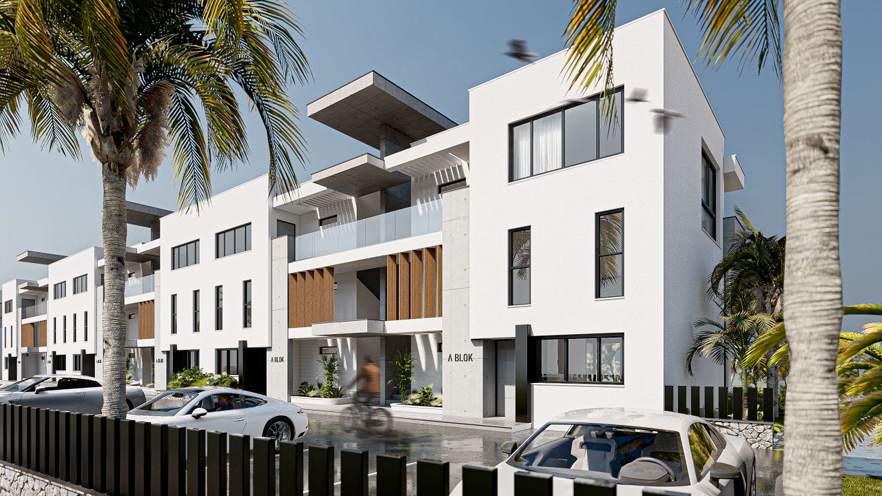 2-комнатный пентхаус 65 м² с террасой на крыше 55 м² в красивом комплексе на берегу моря — фото 16