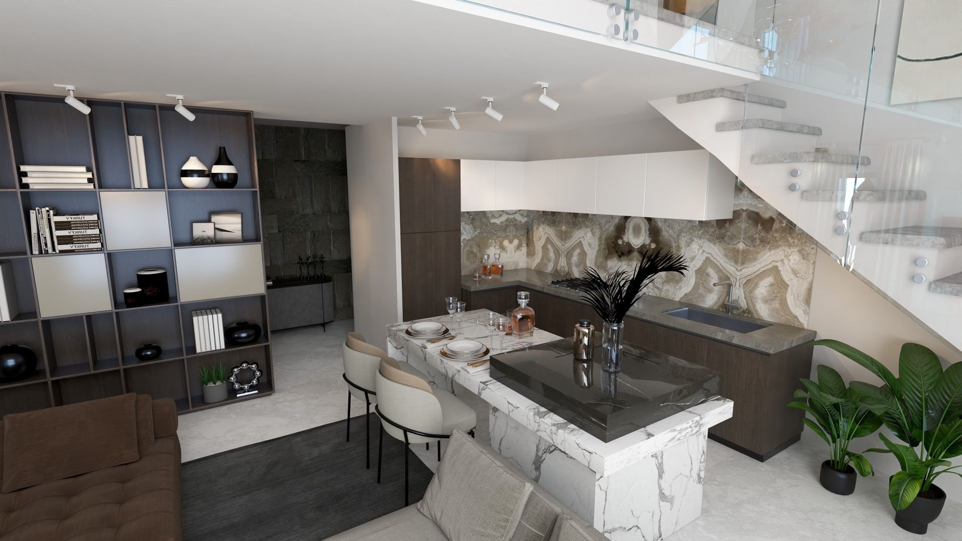 4-комнатный пентхаус loft 150м² с собственным участком в 5 минутах от пляжа — фото 27