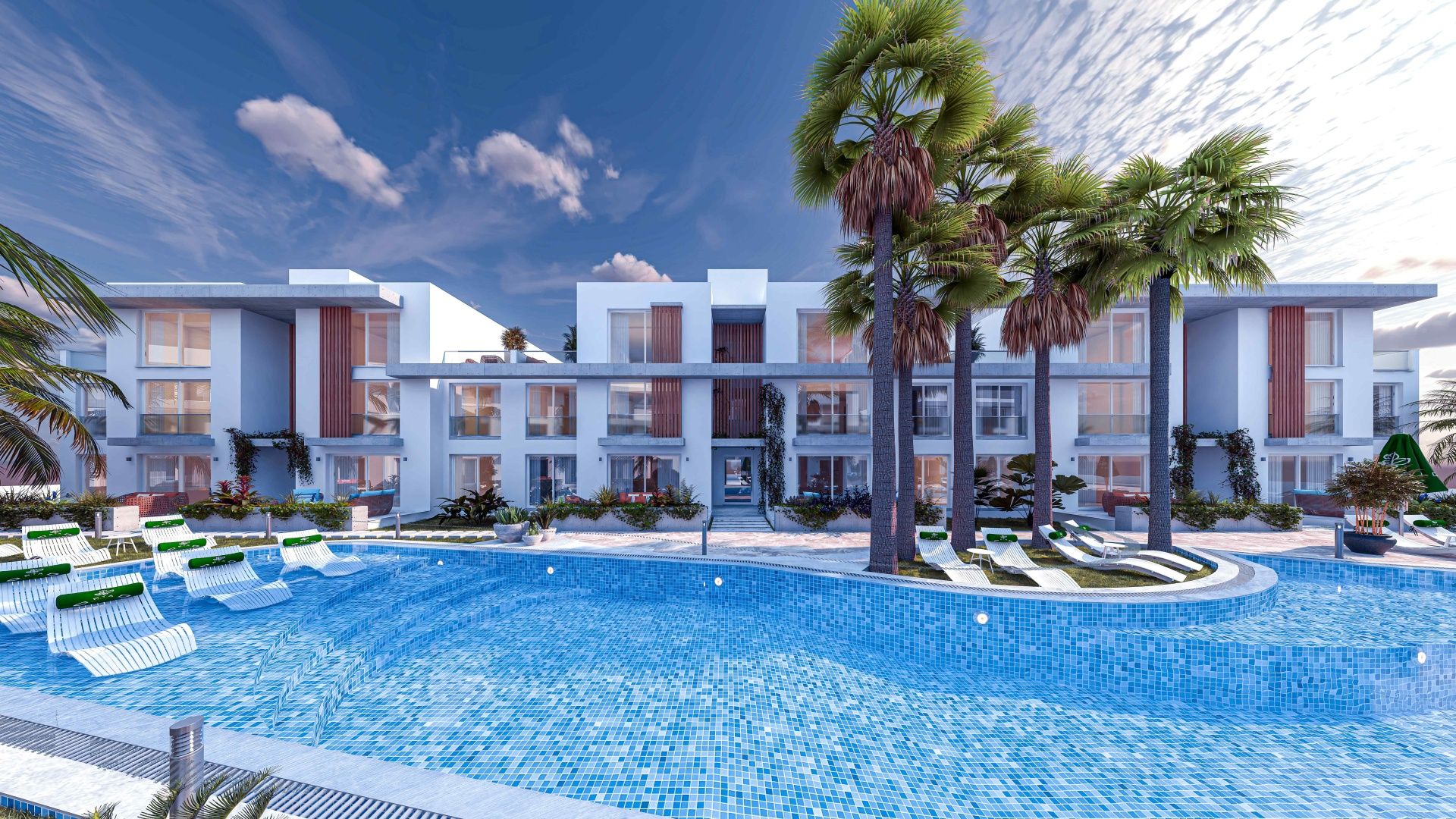 3-комнатные апартаменты loft 125 м² с террасой в Енибогазичи