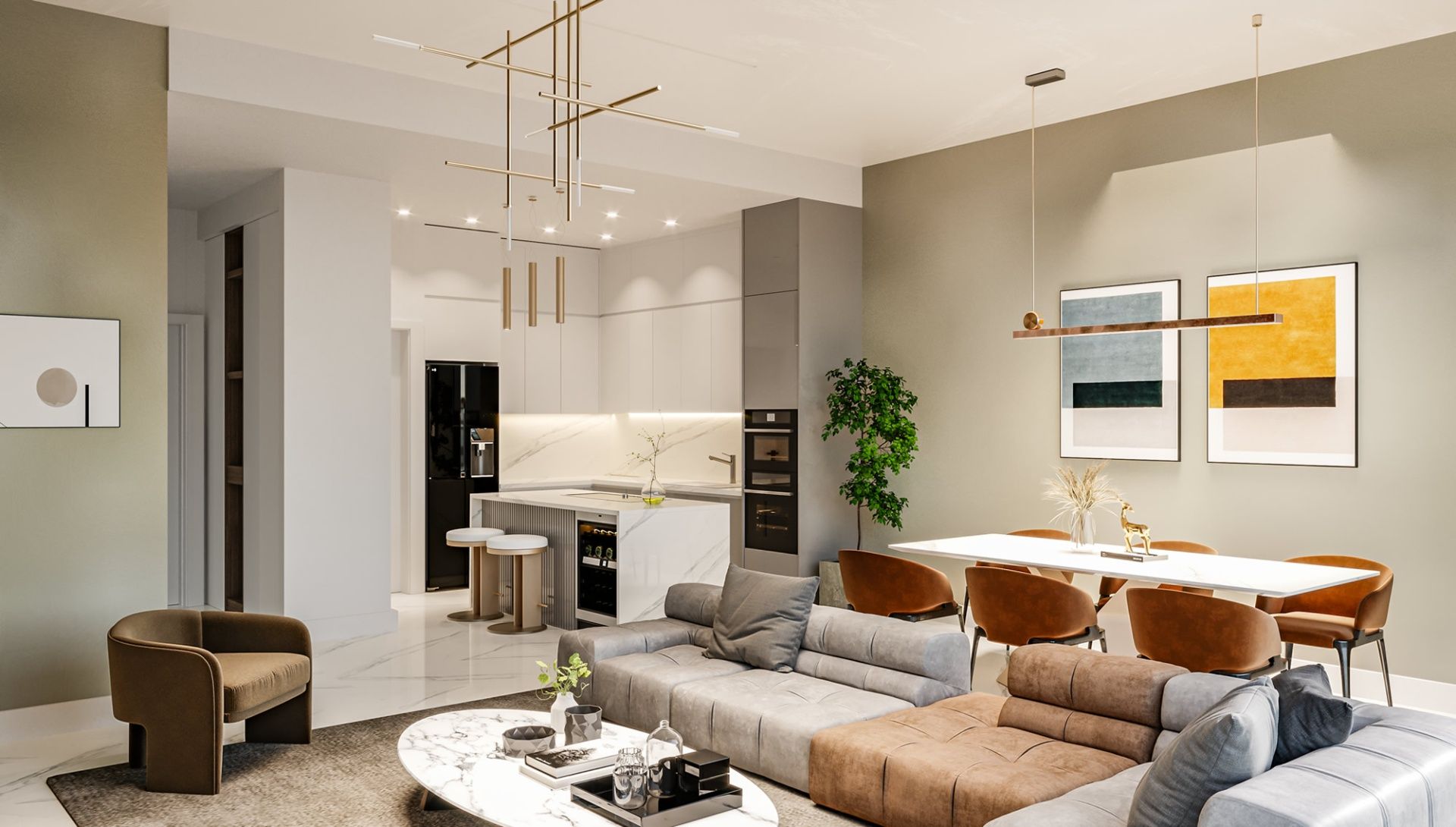 4-комнатные апартаменты 121 м² с садом и террасой 34 м² в 50 метрах от моря! — фото 6
