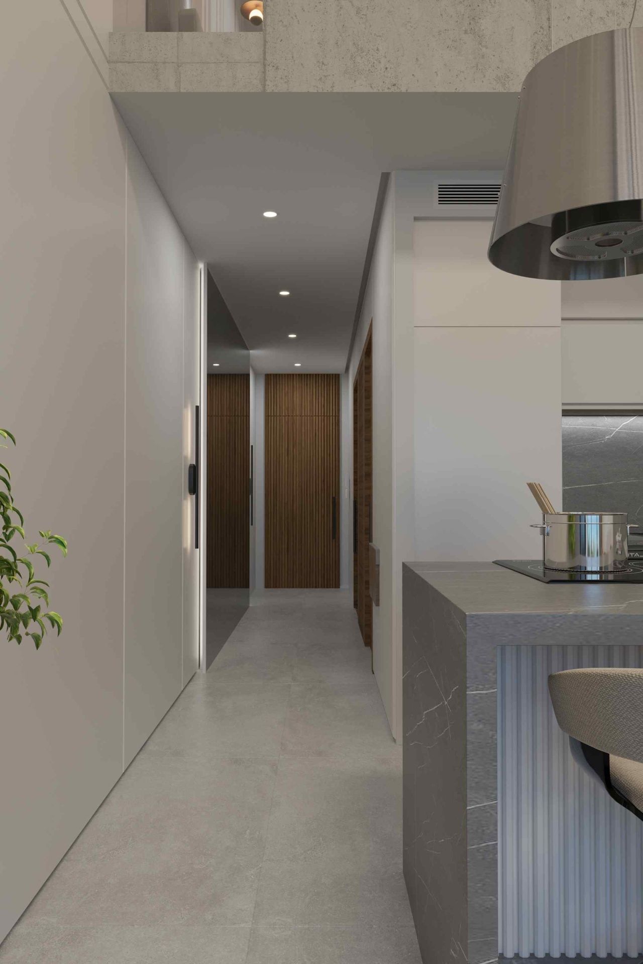 3-комнатный loft пентхаус 142 м² с террасой на крыше 53 м² в новом и современном комплексе в Эсентепе — фото 23