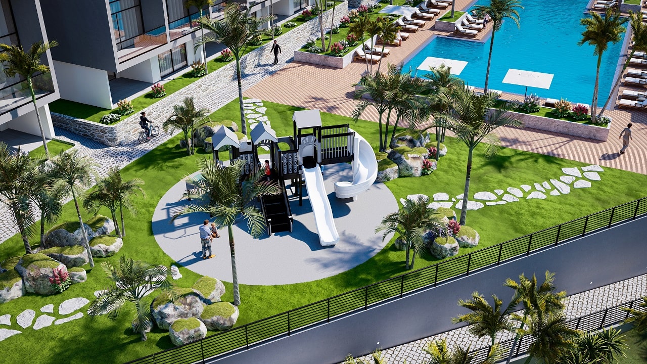 2-комнатные апартаменты 69 м² + 12 м² участка земли в 10 минутах от пляжа — фото 24