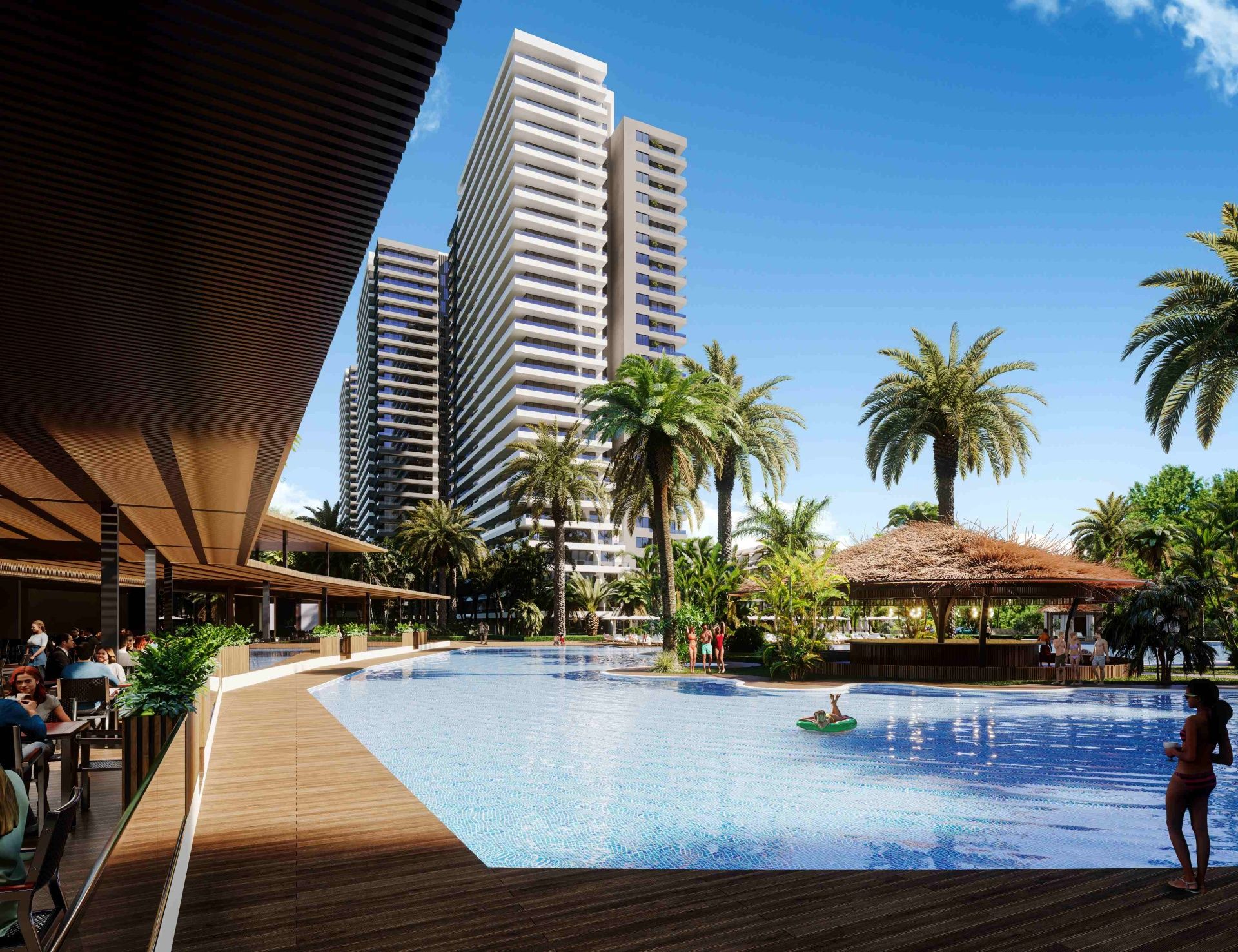 2-комнатные апартаменты 50 м² с террасой 13 м² в большом и красивом комплексе — фото 2