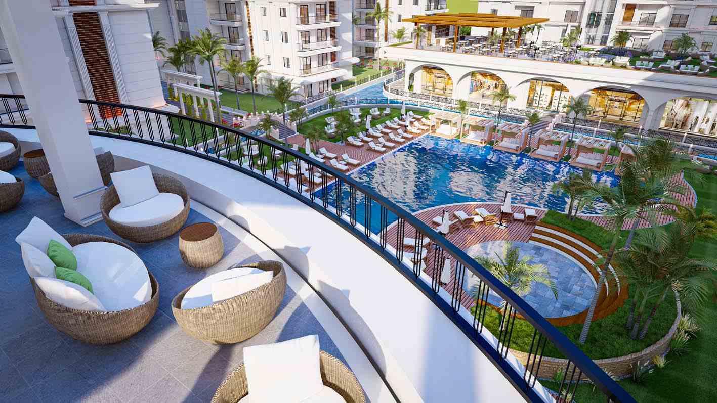 2-комнатные апартаменты 60 м² с террасой 10 м² в элитном комплексе — фото 21
