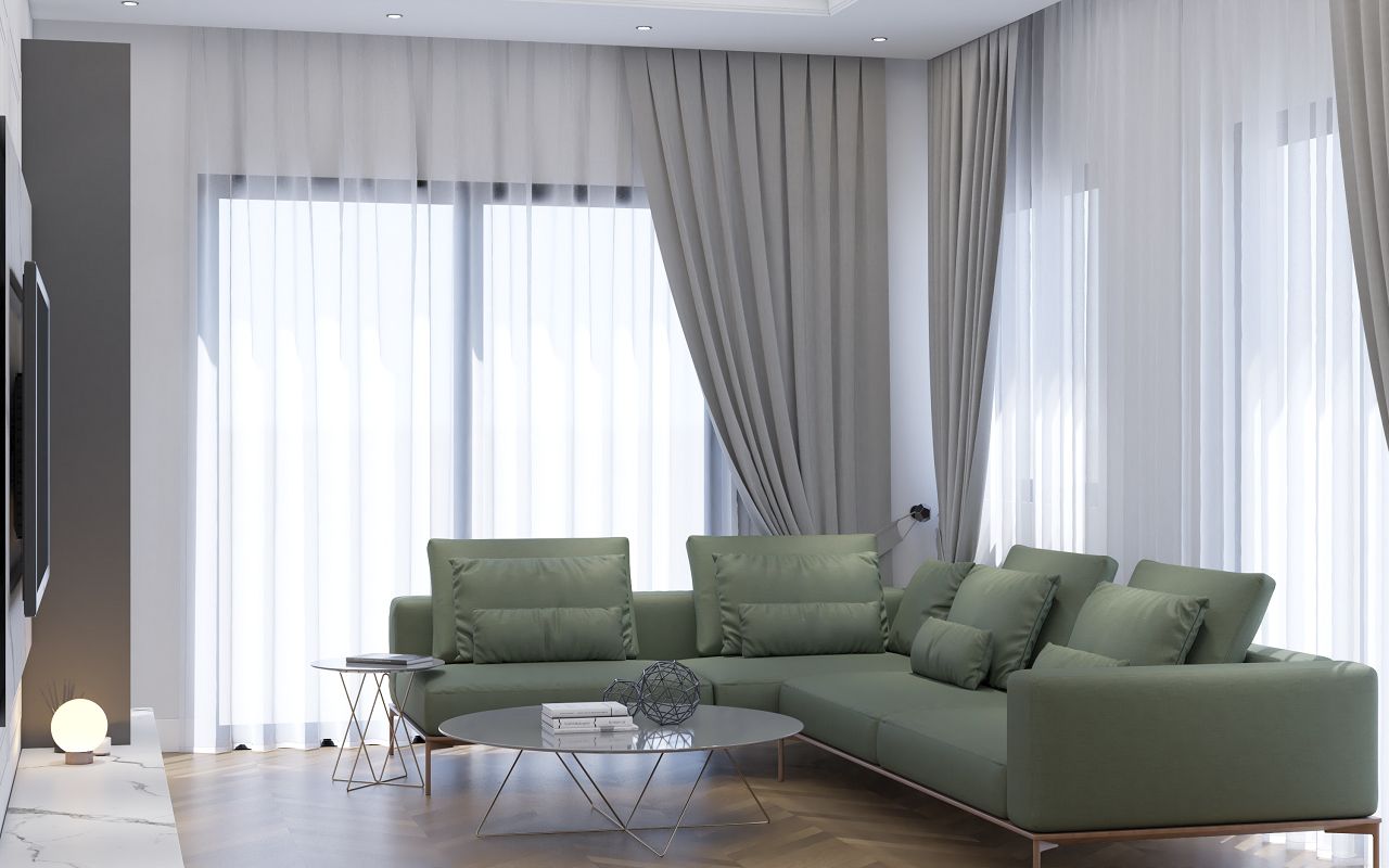 Двухкомнатный Penthouse 69 м2 с террасой в новом комплексе — фото 9